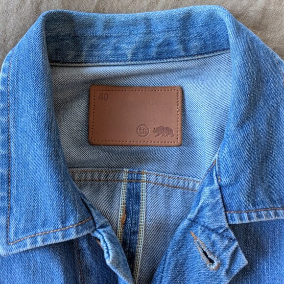 Taylor Stitch Long Haul Jacket in Washed Denim - Picture 4 of 4